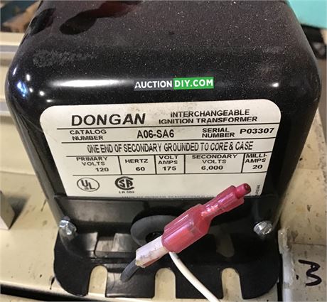 Dongan Ignition Transformer for M&R Gas Dryer